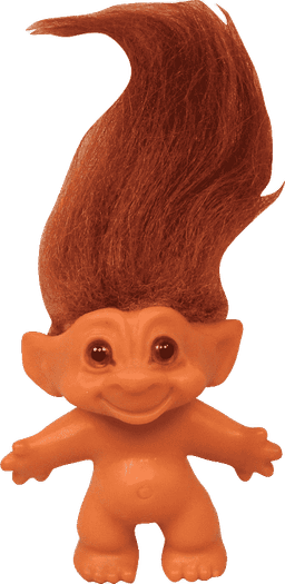 Floating troll doll